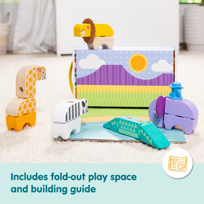 Blockables Safari Animals Building Set