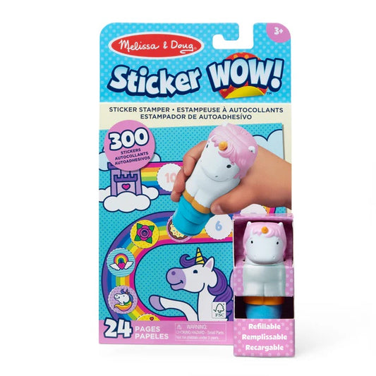 Melissa and Doug Sticker WOW! Activity Pad & Sticker Stamper - Unicorn