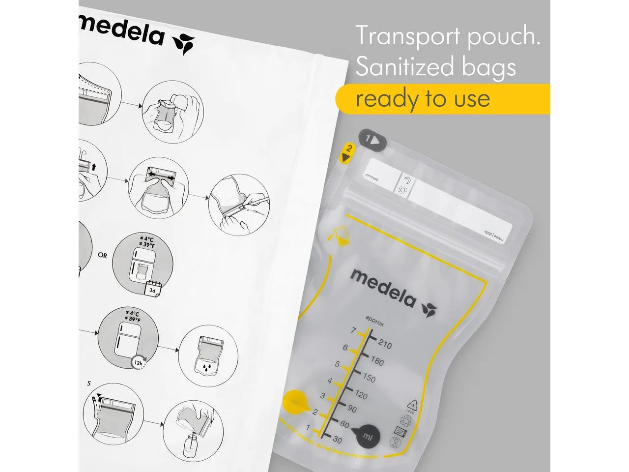 Medela Easy Pour Breast Milk Storage Bags