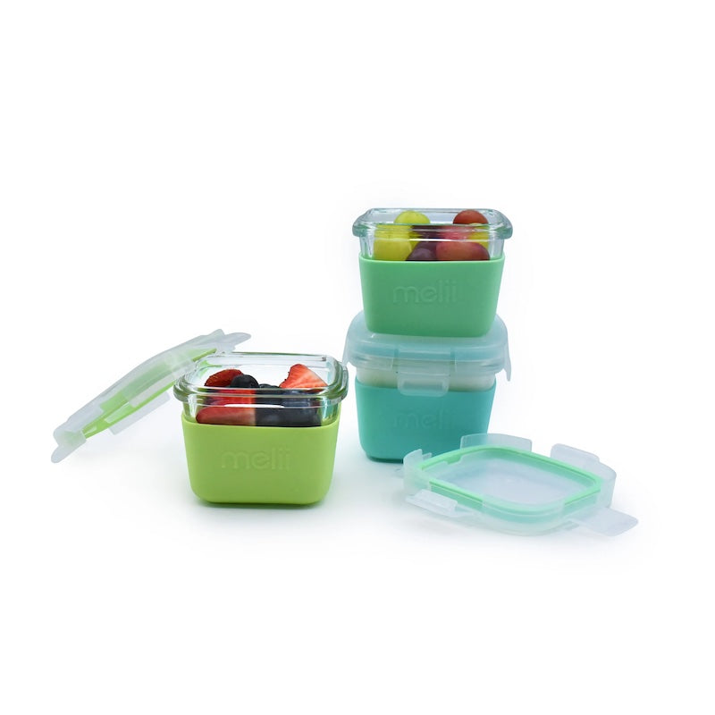 Melii Glass Container with Silicone Sleeve