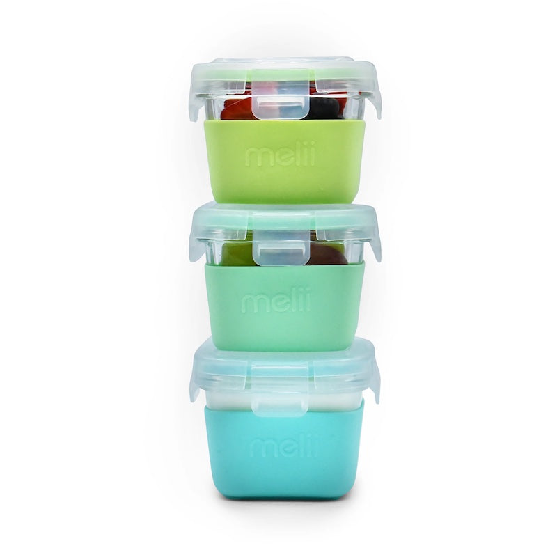 Melii Glass Container with Silicone Sleeve