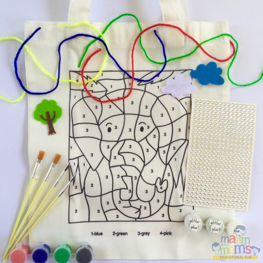 Ma'am and Moms Paint-a-Tote Kit