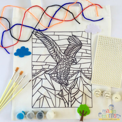 Ma'am and Moms Paint-a-Tote Kit