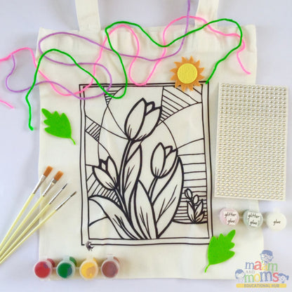 Ma'am and Moms Paint-a-Tote Kit