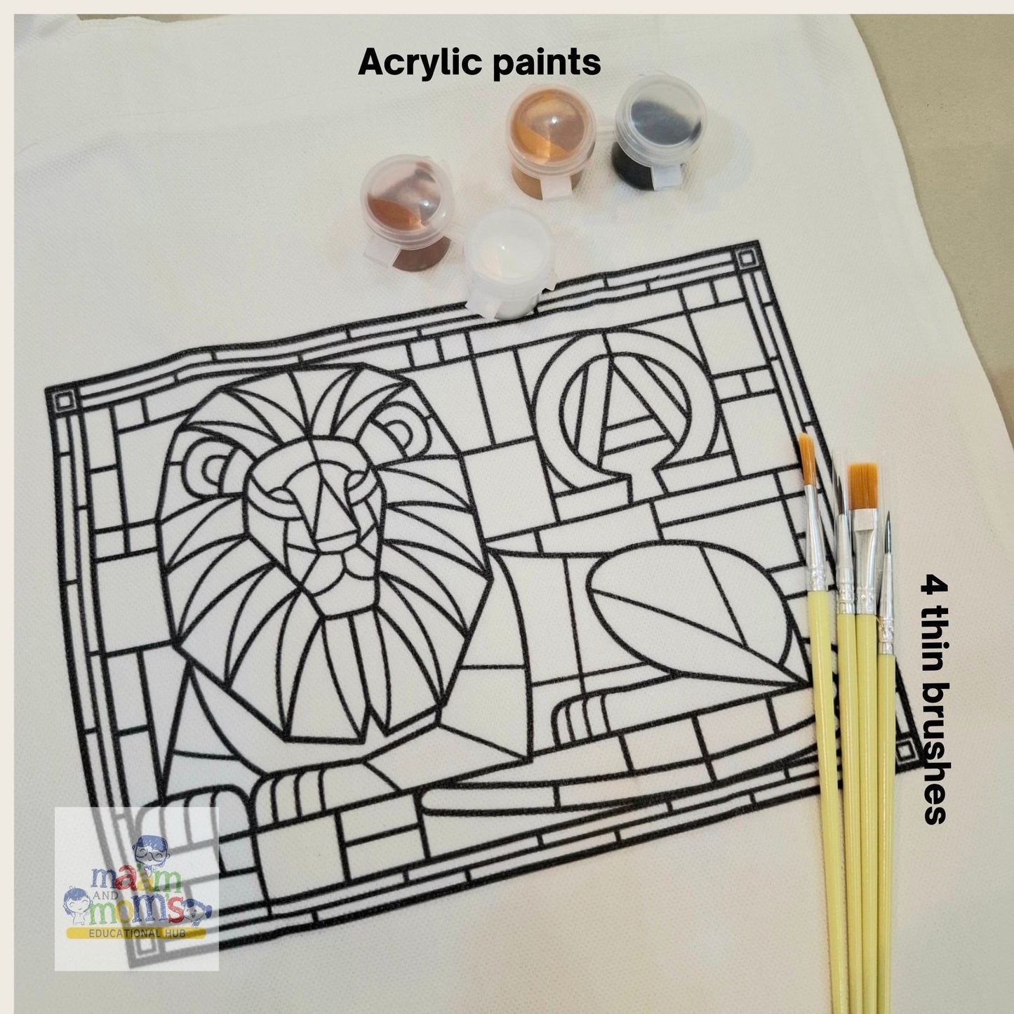 Ma'am and Moms Mini Paint-a-Tote Kit