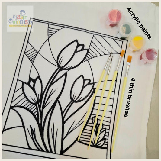 Ma'am and Moms Mini Paint-a-Tote Kit