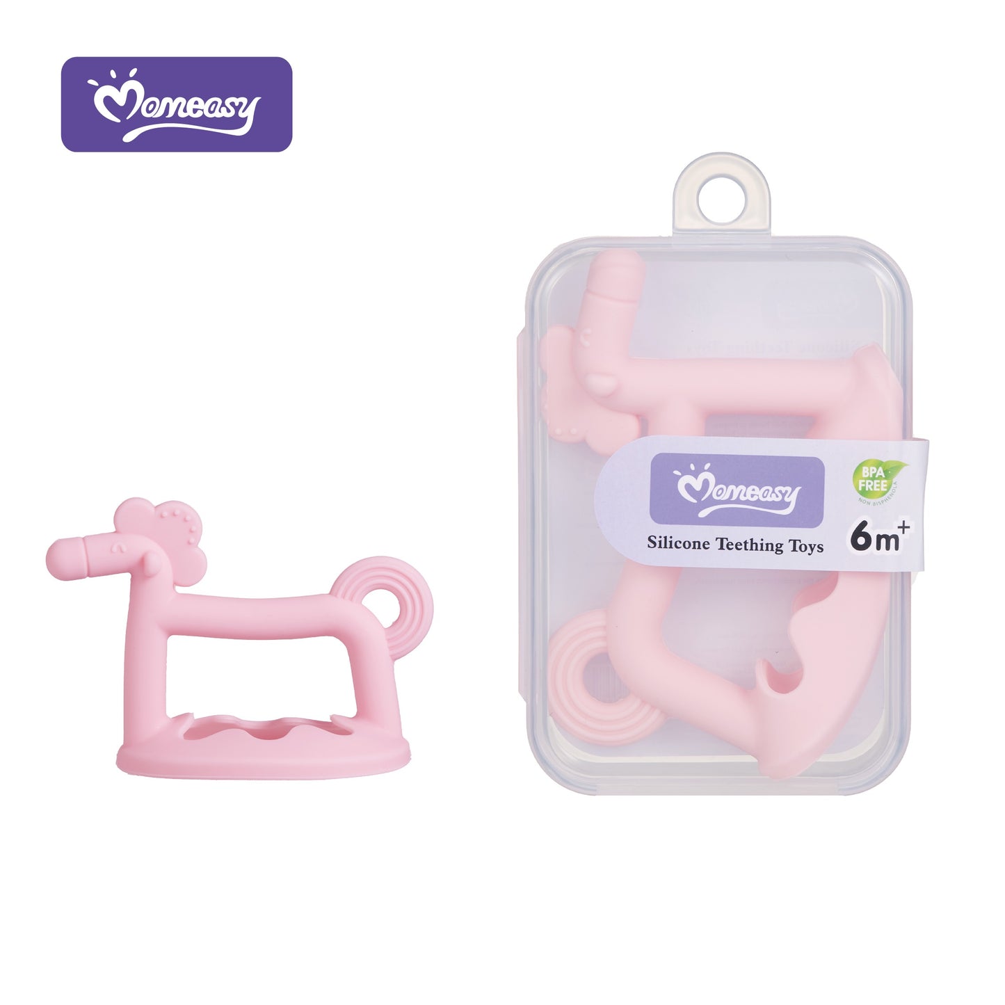 Momeasy Rocking Horse Silicone Teether
