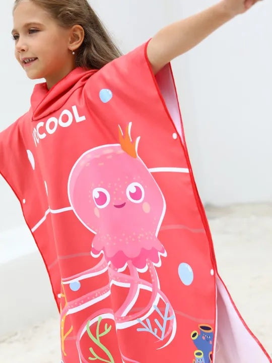 Mambo Vocool Poncho Towel (with Design)