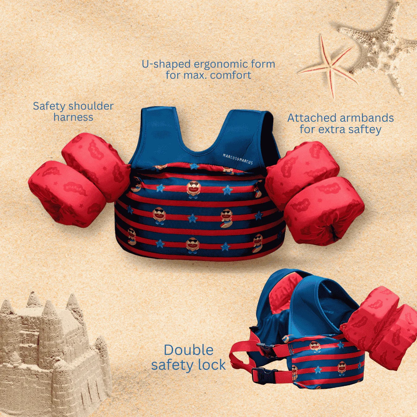 Marcus n Marcus Puddle Jumper Swim Vest