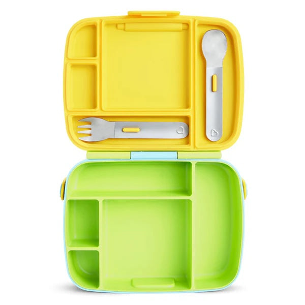 Munchkin Lunch Bento with Stainless Utensils