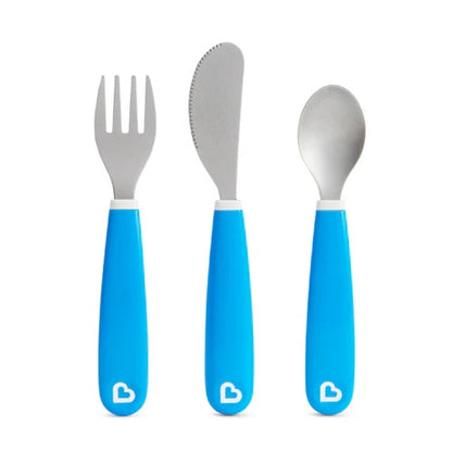 Munchkin Splash Toddler Fork, Knife, and Spoon