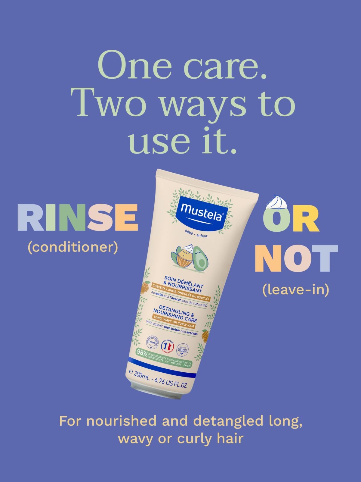 Mustela Detangling & Nourishing Care 200ml