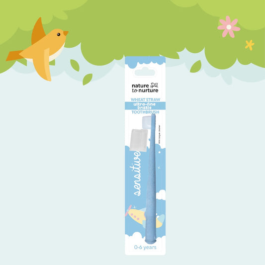 Nature to Nurture Sensitive Wheat Ultra-Fine Bristle Toothbrush (0-6 years old)