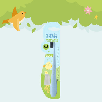 Nature to Nurture Wheat Straw Bamboo Charcoal Toothbrush (1-3 years old)