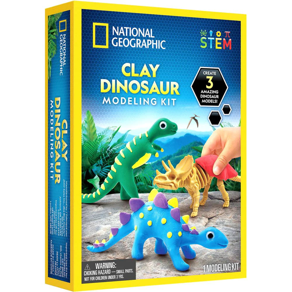 National Geographic Clay Dinosaur Modeling Kit