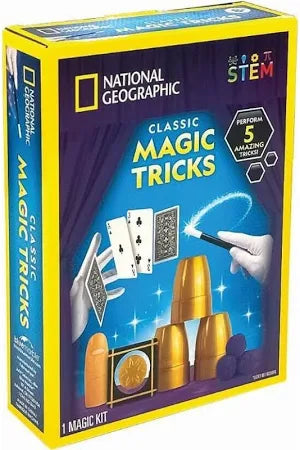 National Geographic Magic Set (2 Coin Tricks + 20 Card Tricks)
