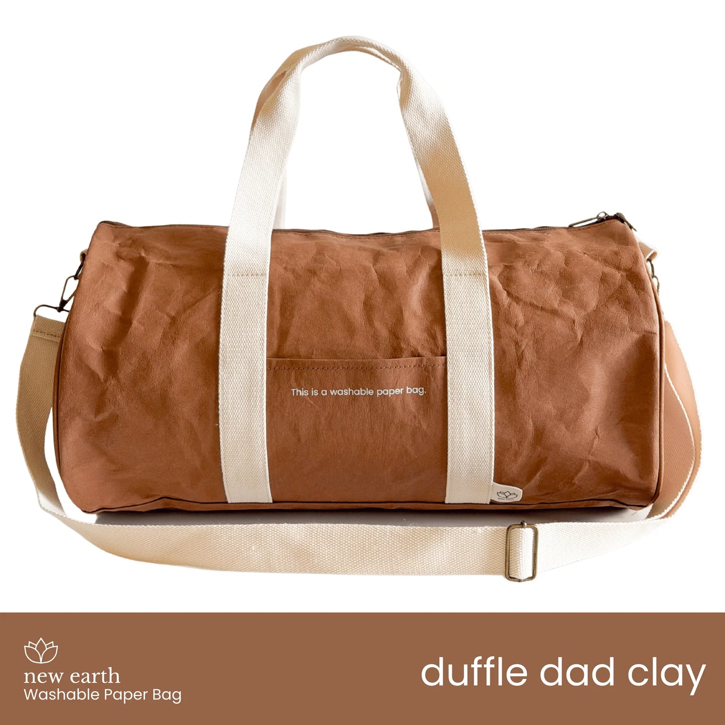 New Earth Duffle Dad Washable Paper Bag
