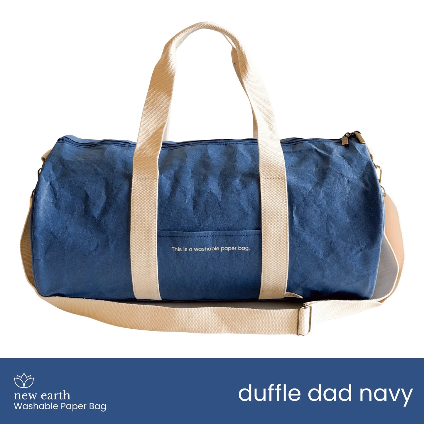 New Earth Duffle Dad Washable Paper Bag