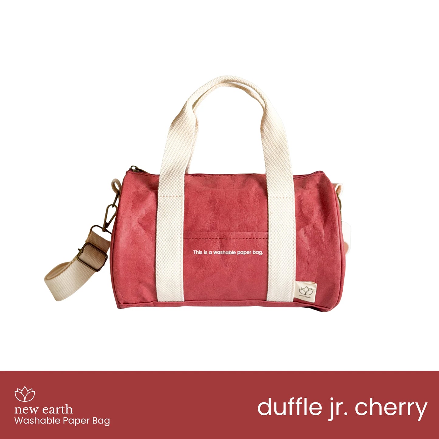 New Earth Duffle Jr. Washable Paper Bag