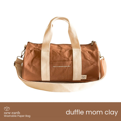 New Earth Duffle Mom Washable Paper Bag