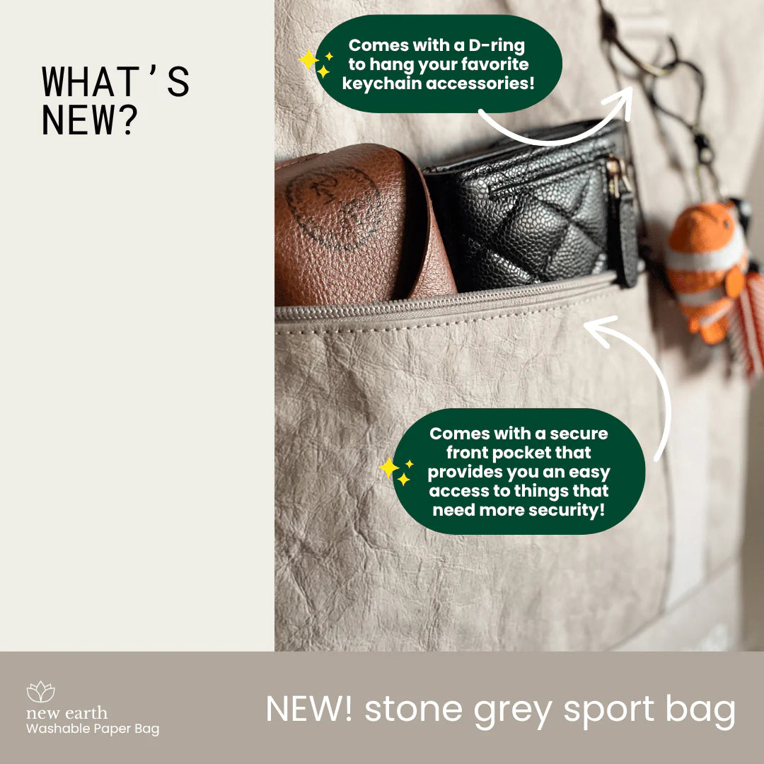 New Earth Large Sport Washable Paper Bag