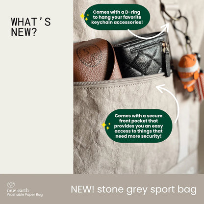 New Earth Large Sport Washable Paper Bag