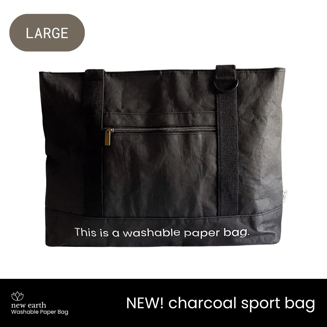 New Earth Large Sport Washable Paper Bag