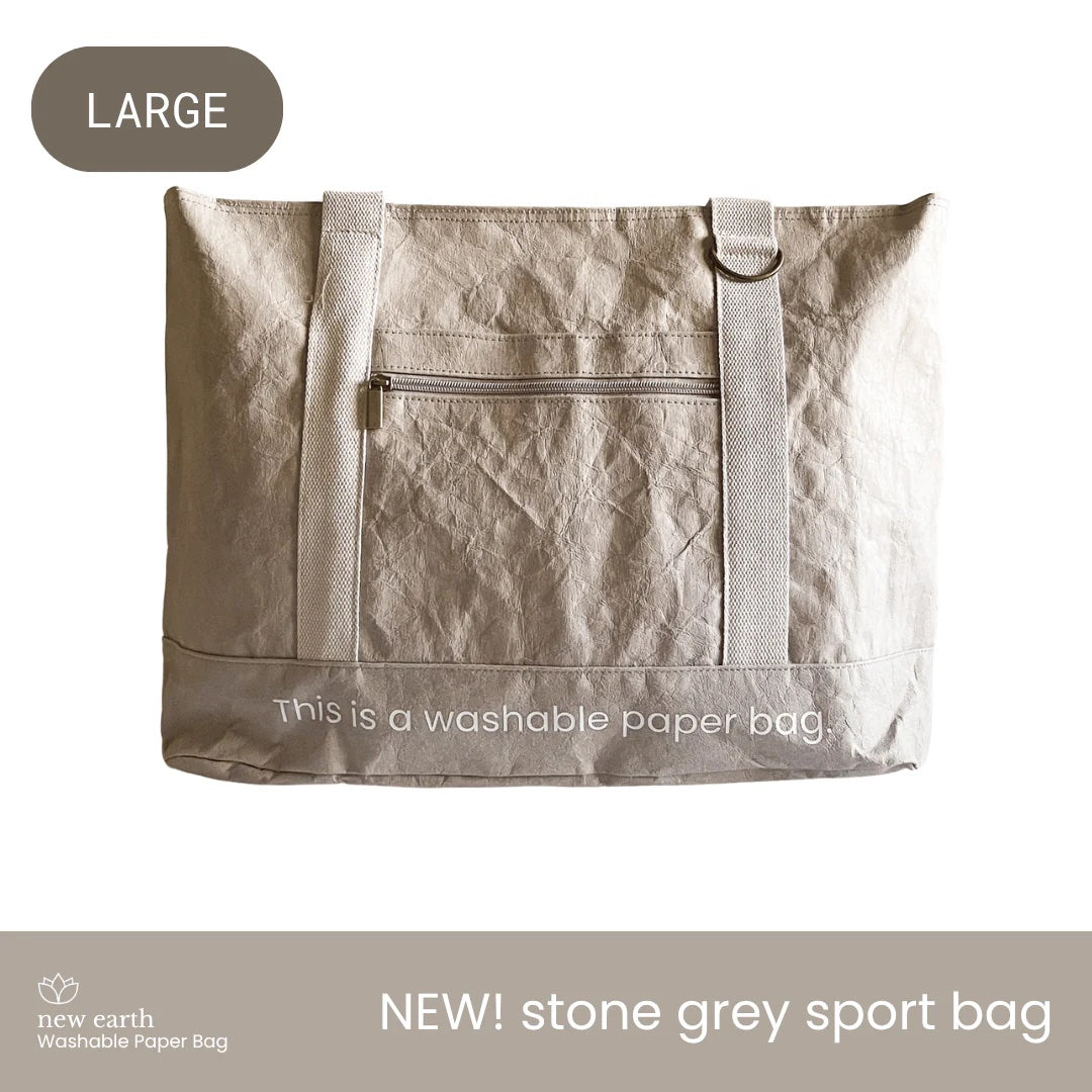 New Earth Large Sport Washable Paper Bag