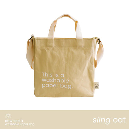 New Earth Washable Paper Bag - Sling