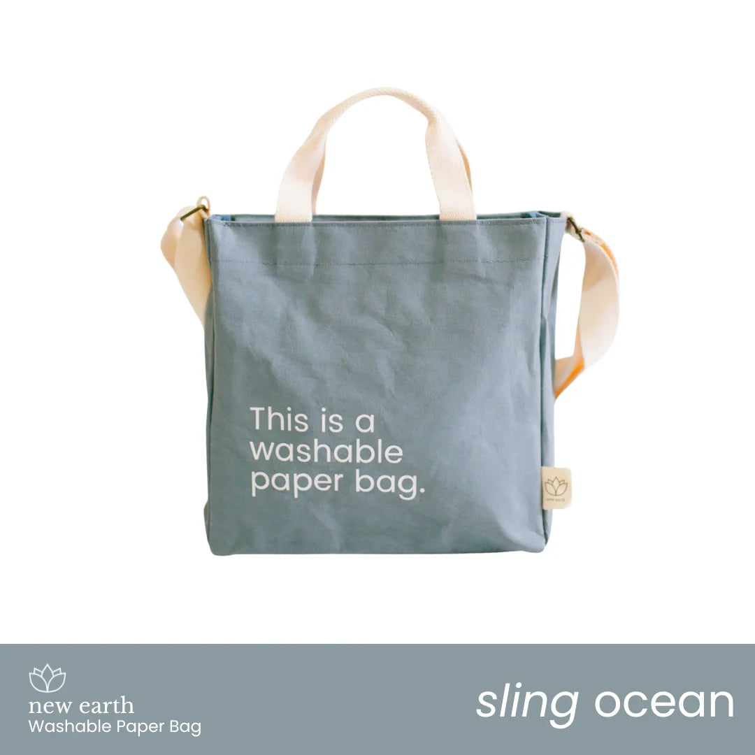 New Earth Washable Paper Bag - Sling