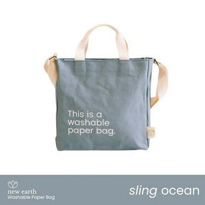 New Earth Washable Paper Bag - Sling