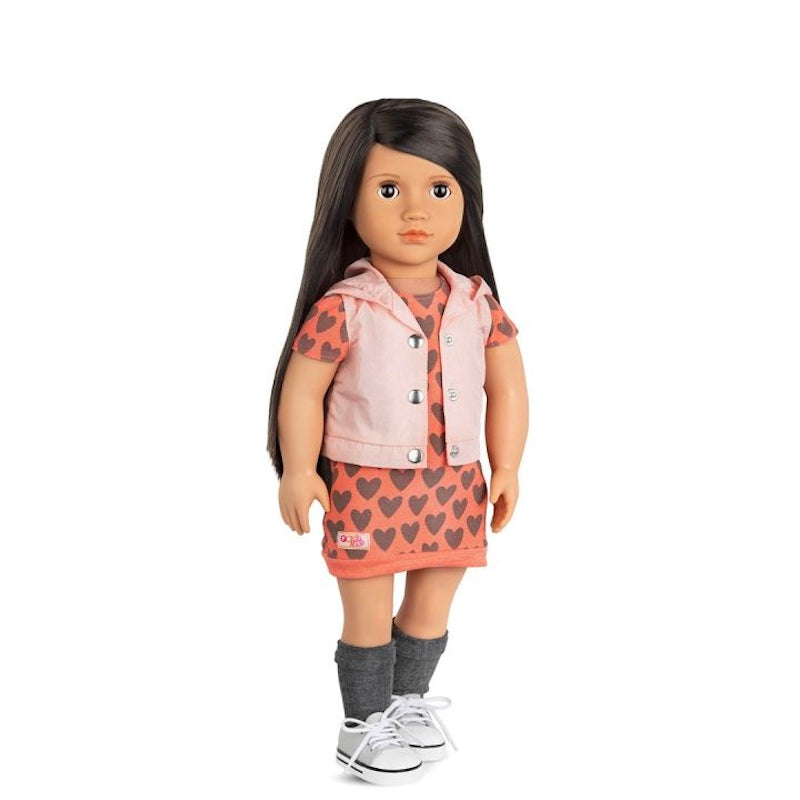 Our Generation 18" Doll - Lili (with hoodie and dress)