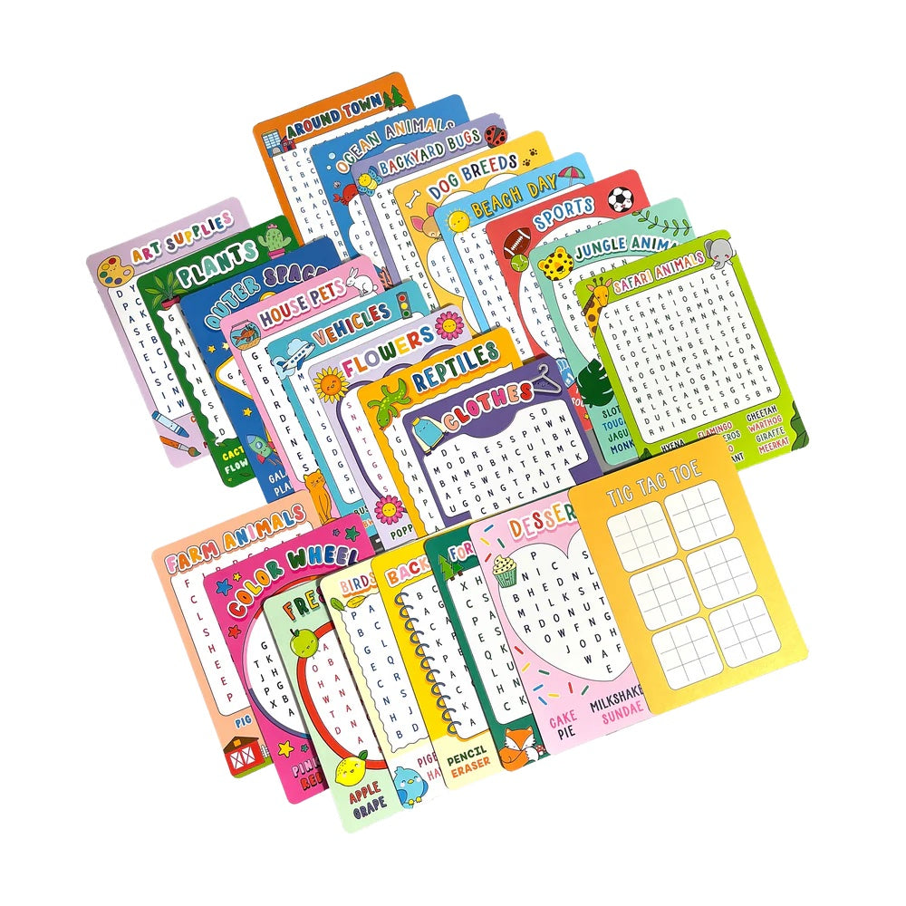 Ooly Activity Cards - Word Search
