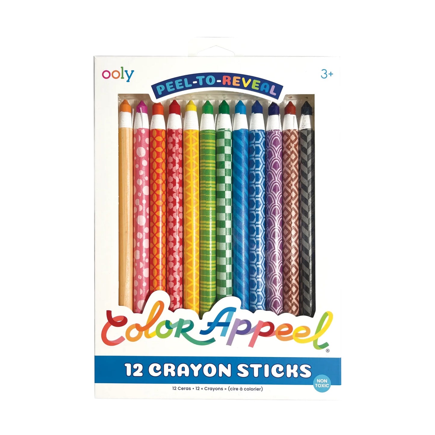 Ooly Appeel Crayons Sticks - Set of 12