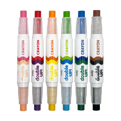 Ooly Double Up! Double Ended Crayons - Set of 6