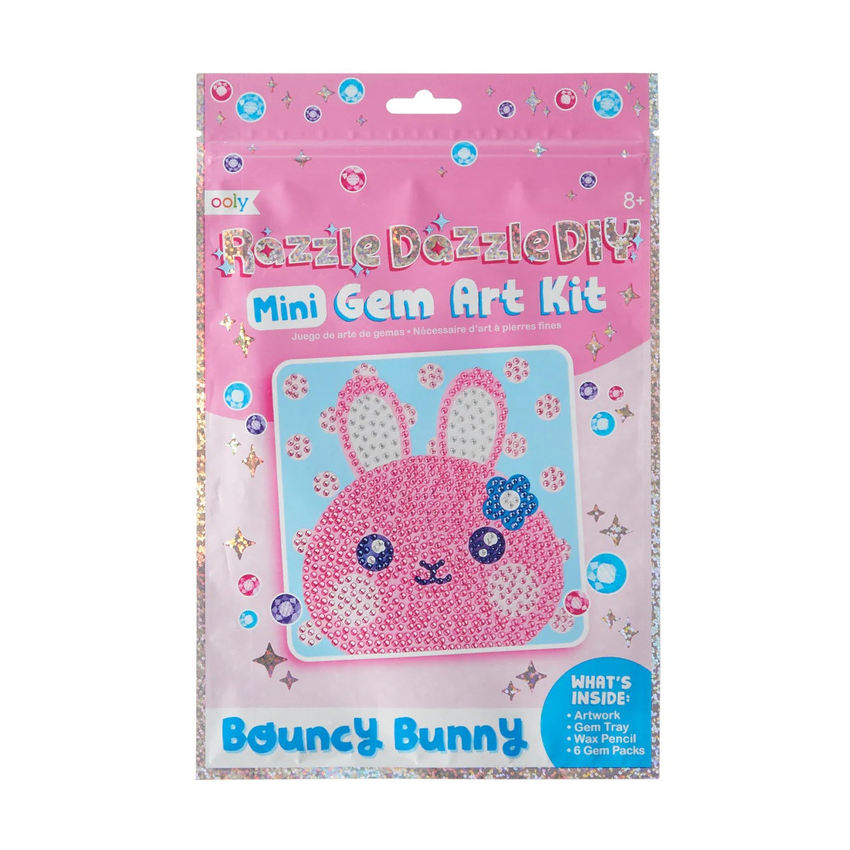 Ooly Razzle Dazzle DIY Gem Art - Bouncy Bunny