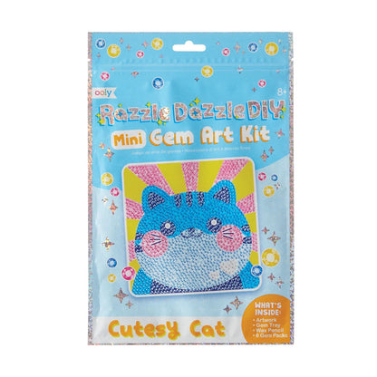 Ooly Razzle Dazzle DIY Gem Art - Cutesy Cat