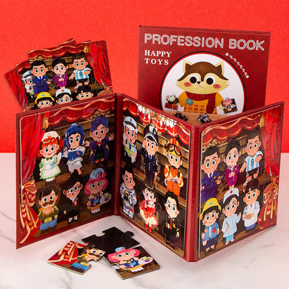 Pierre's Farm Magnetic Puzzle and Matching Book