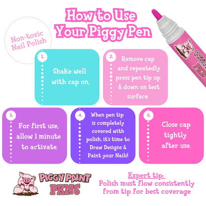 Piggy Paint Piggy Pens