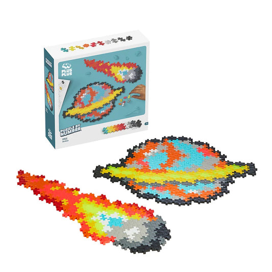 Plus Plus Puzzle By Number Space (500 pcs)