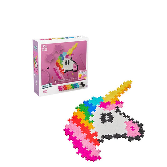 Plus Plus Puzzle By Number Unicorn (250 pcs)