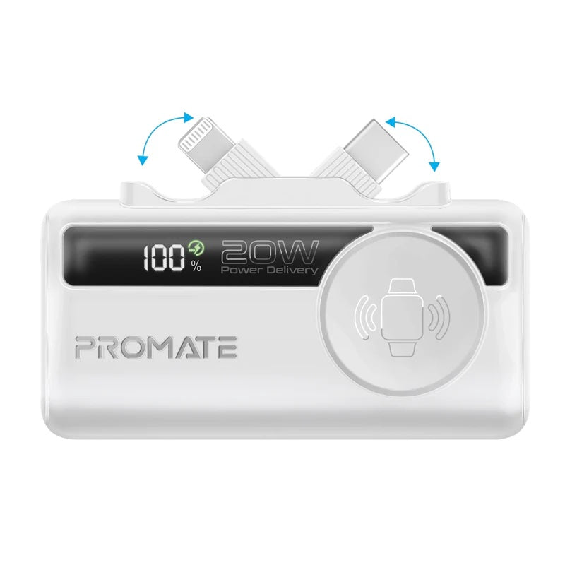 Promate PowerUp - Trio Fast Charging Power Bank