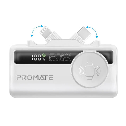 Promate PowerUp - Trio Fast Charging Power Bank