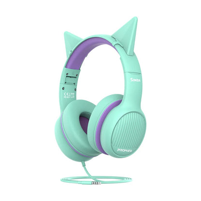 Promate Simba Over-Ear Hi-Definition SafeAudio Headset