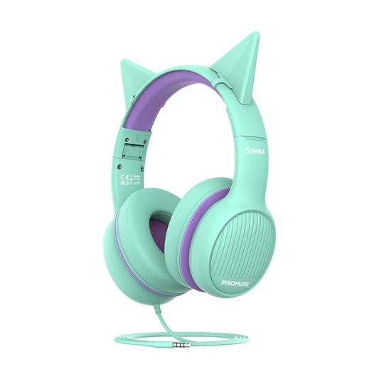 Promate Simba Over-Ear Hi-Definition SafeAudio Headset