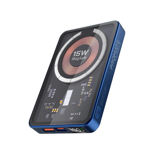 Promate TransPack-5 Transparent Wireless Charging Power Bank