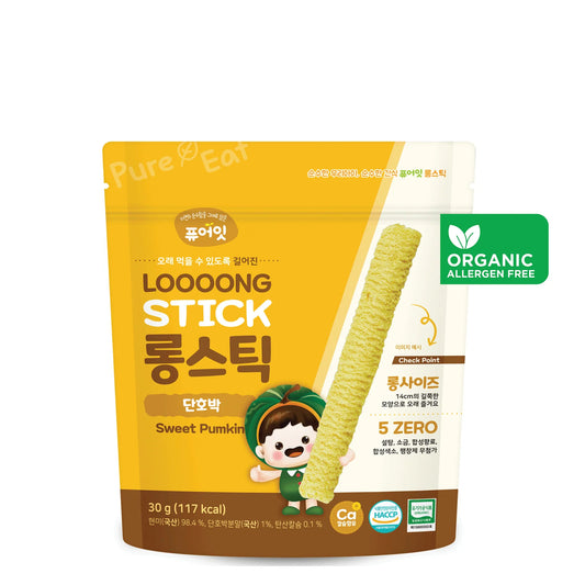 PURE-EAT Organic Loooong Stick Sweet Pumpkin 30g