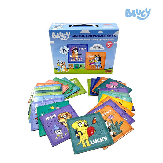 Puzzle Pals Meet Bluey & Pals Character Puzzles (26 sets x 9 pcs)