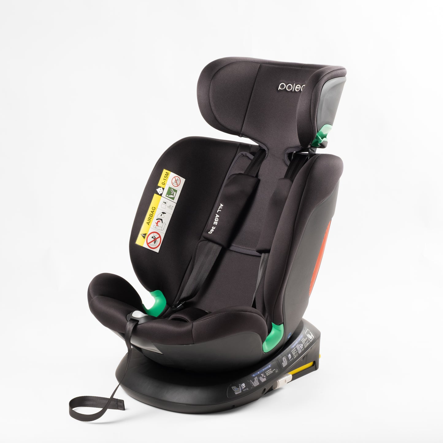 Poled All Age 360 Car Seat iSize