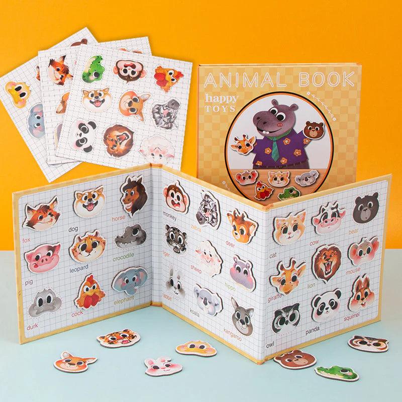 Pierre's Farm Magnetic Puzzle and Matching Book